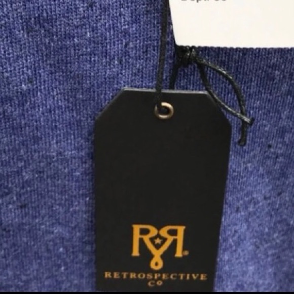 Astrology / Hamsa Blue Knit Crop Top - Picture 3 of 4